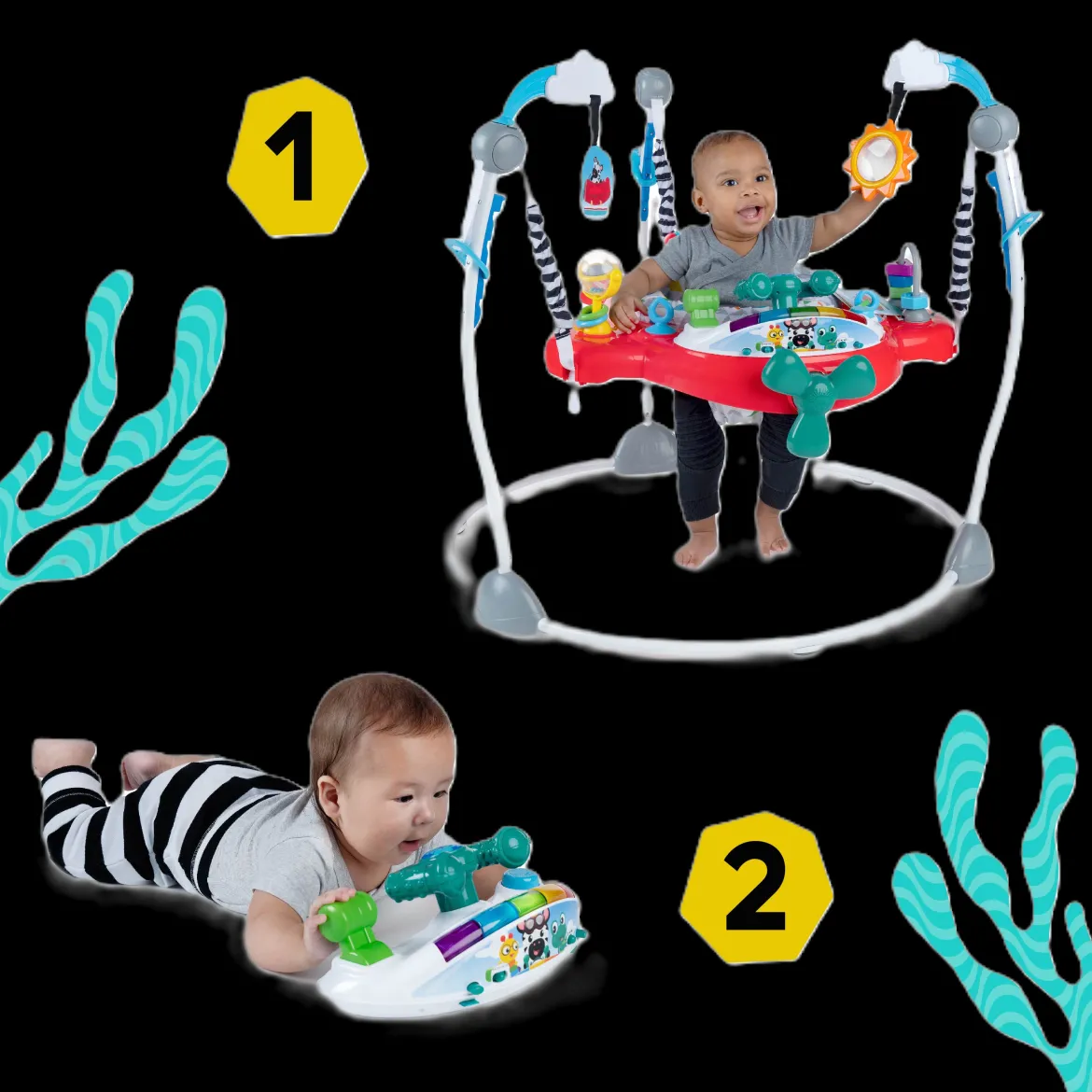 Airplane Adventure 2-in-1 Activity Jumper