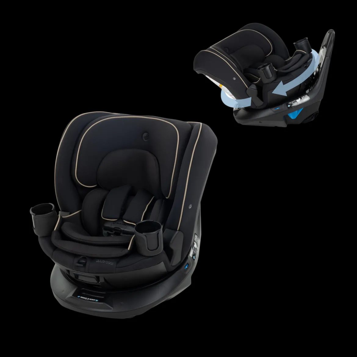 Andi 360° Rotating All-in-One Convertible Car Seat