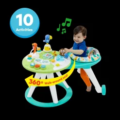 Around We Go 2-in-1 Walk-Around Baby Activity Center and Table