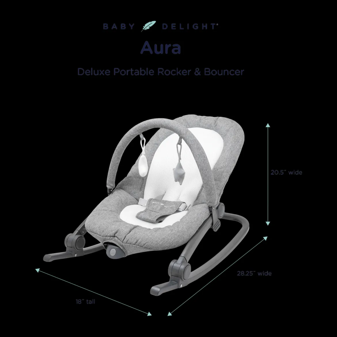 Aura Deluxe Portable Rocker & Seat