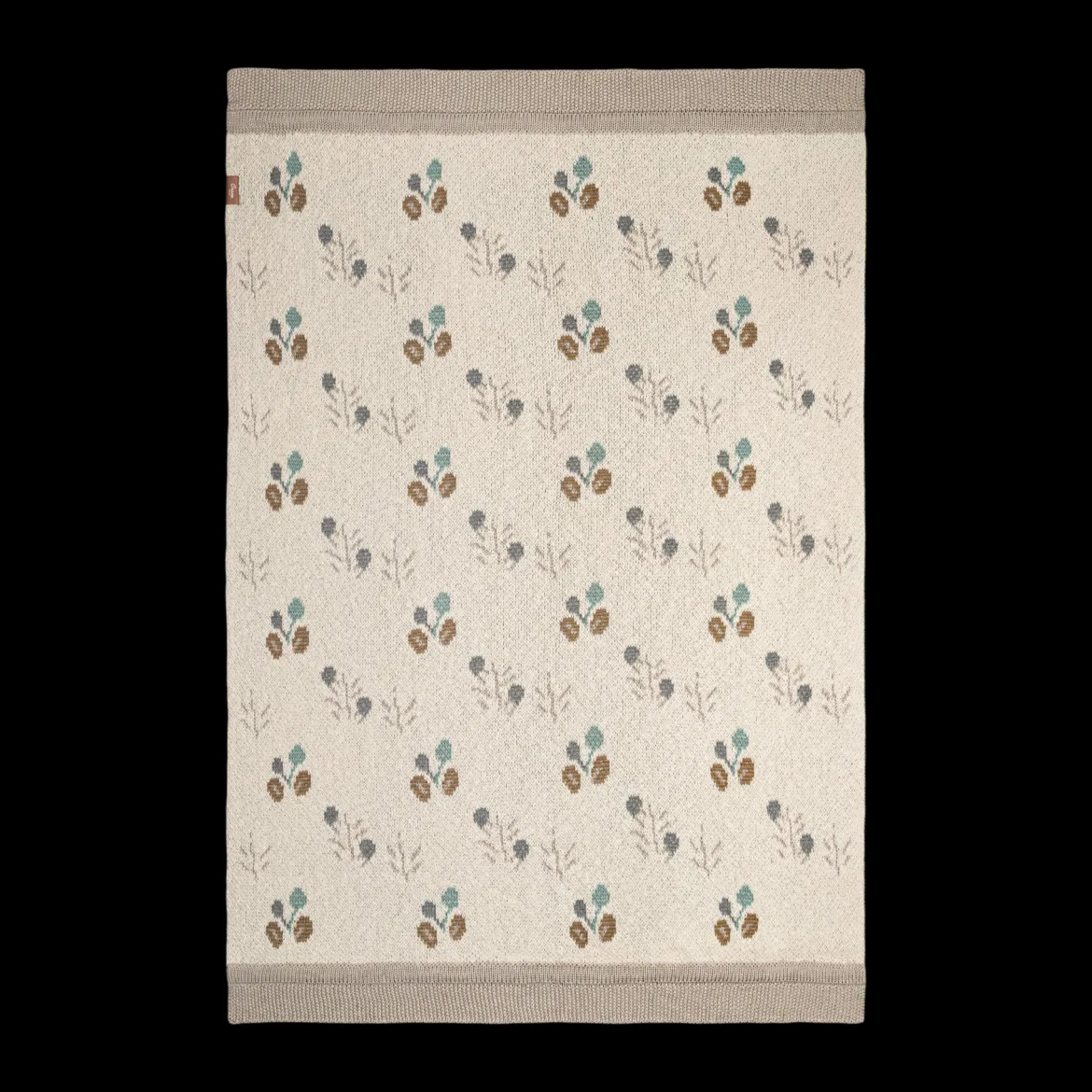 Avery Organic Cotton Knitted Baby Blanket