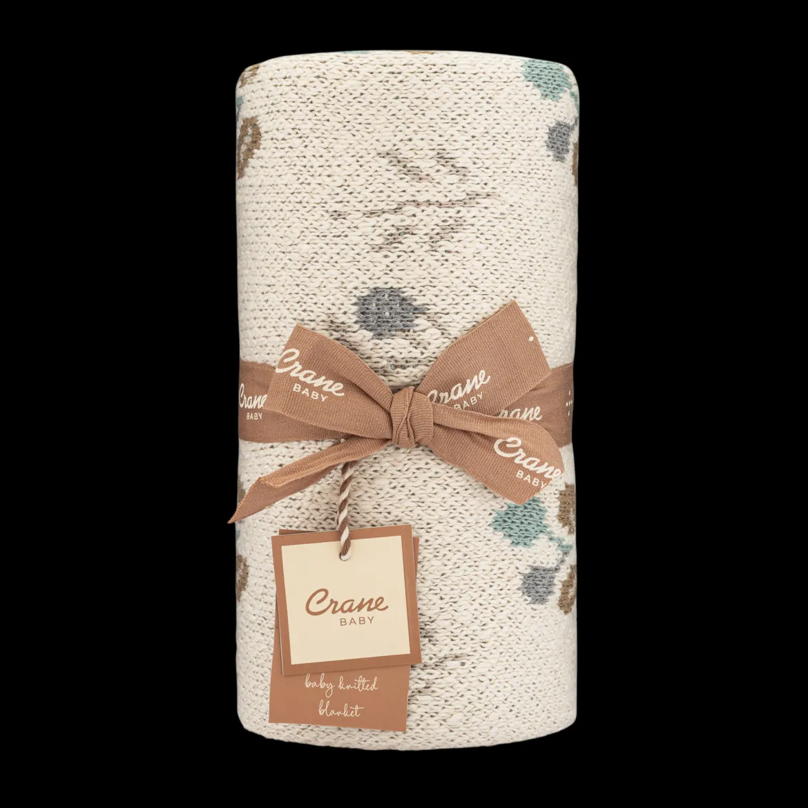 Avery Organic Cotton Knitted Baby Blanket