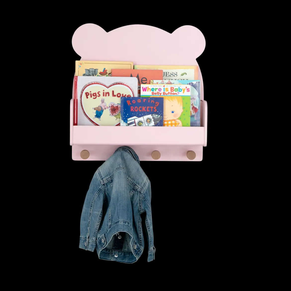 babyGap Brannan Bear Wall Shelf with 4 Hooks