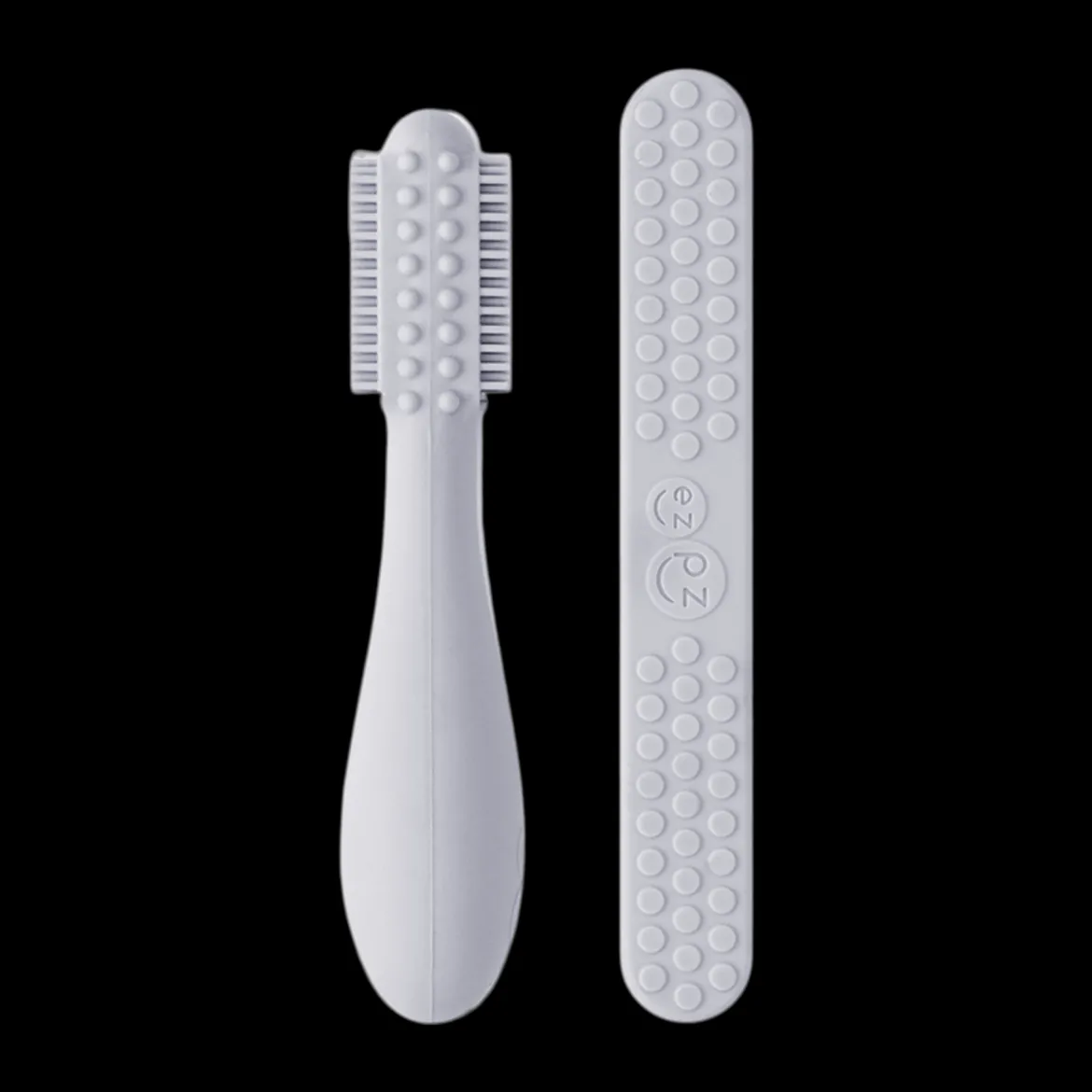 Baby-Led Toothbrush + Sensory Tongue Depressor Dual Pack