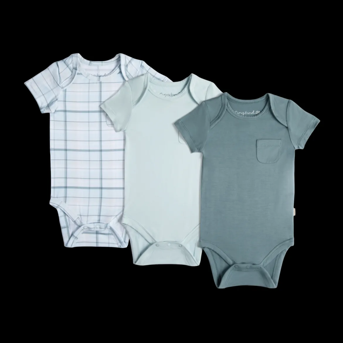 Bamboo Viscose Bodysuit with Pocket (3 Pack)