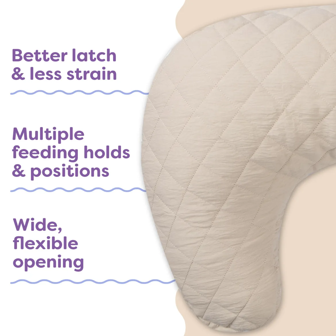Boppy x Babylist Nursing Pillow with Luxe Fabric Cover