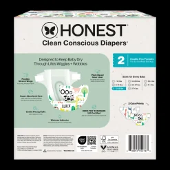 Clean Conscious Disposable Diapers Newborn-Size 2