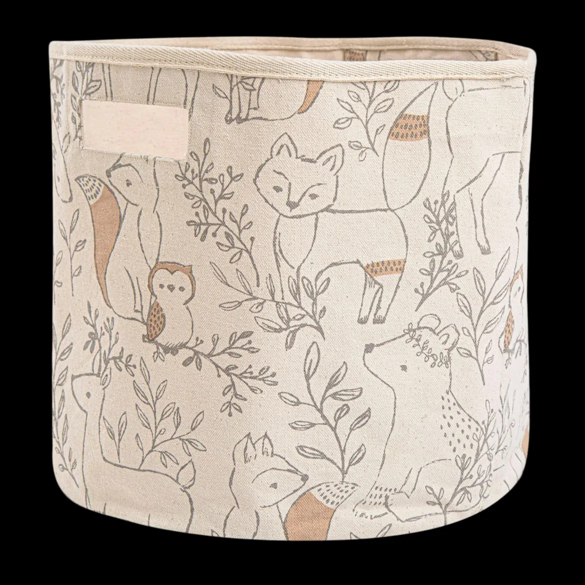 Cotton Canvas Storage Bin