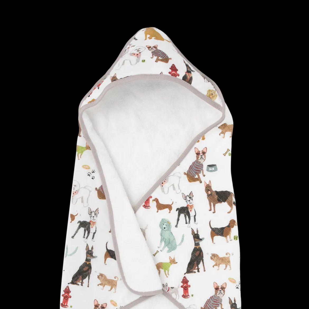 Cotton Muslin & Terry Infant Hooded Towel