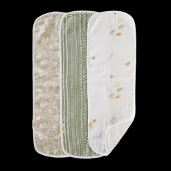 Cotton Muslin and Terry Burp Cloth Set (3 Pack)