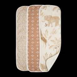 Cotton Muslin and Terry Burp Cloth Set (3 Pack)