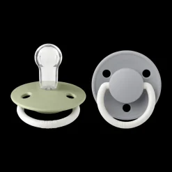 De Lux Glow-in-the-Dark Silicone Pacifier (2 Pack)