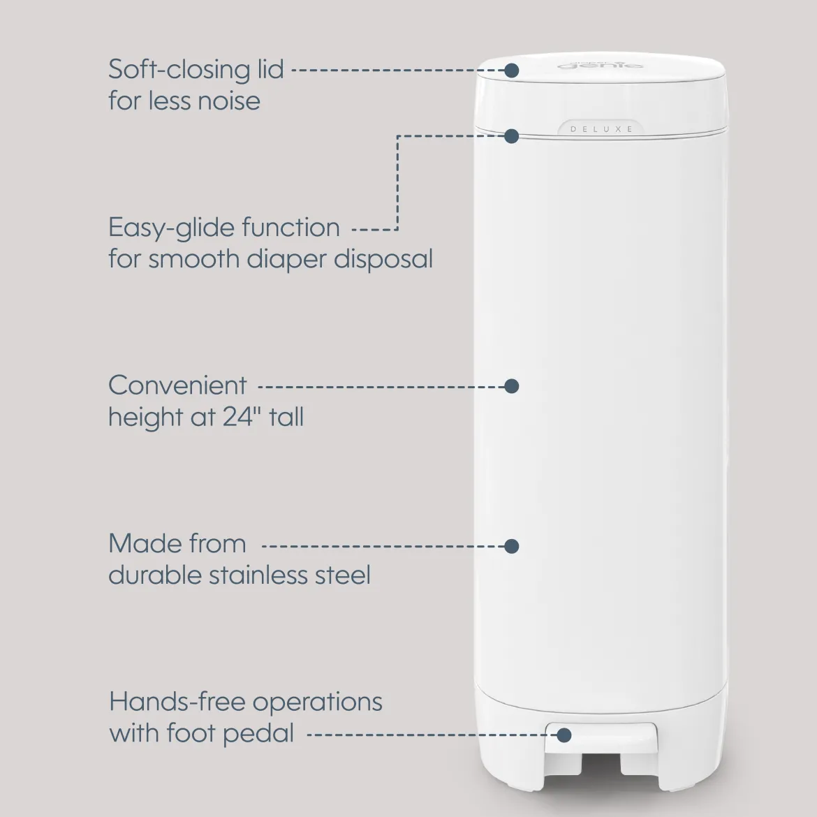 Deluxe Diaper Pail Gift Set