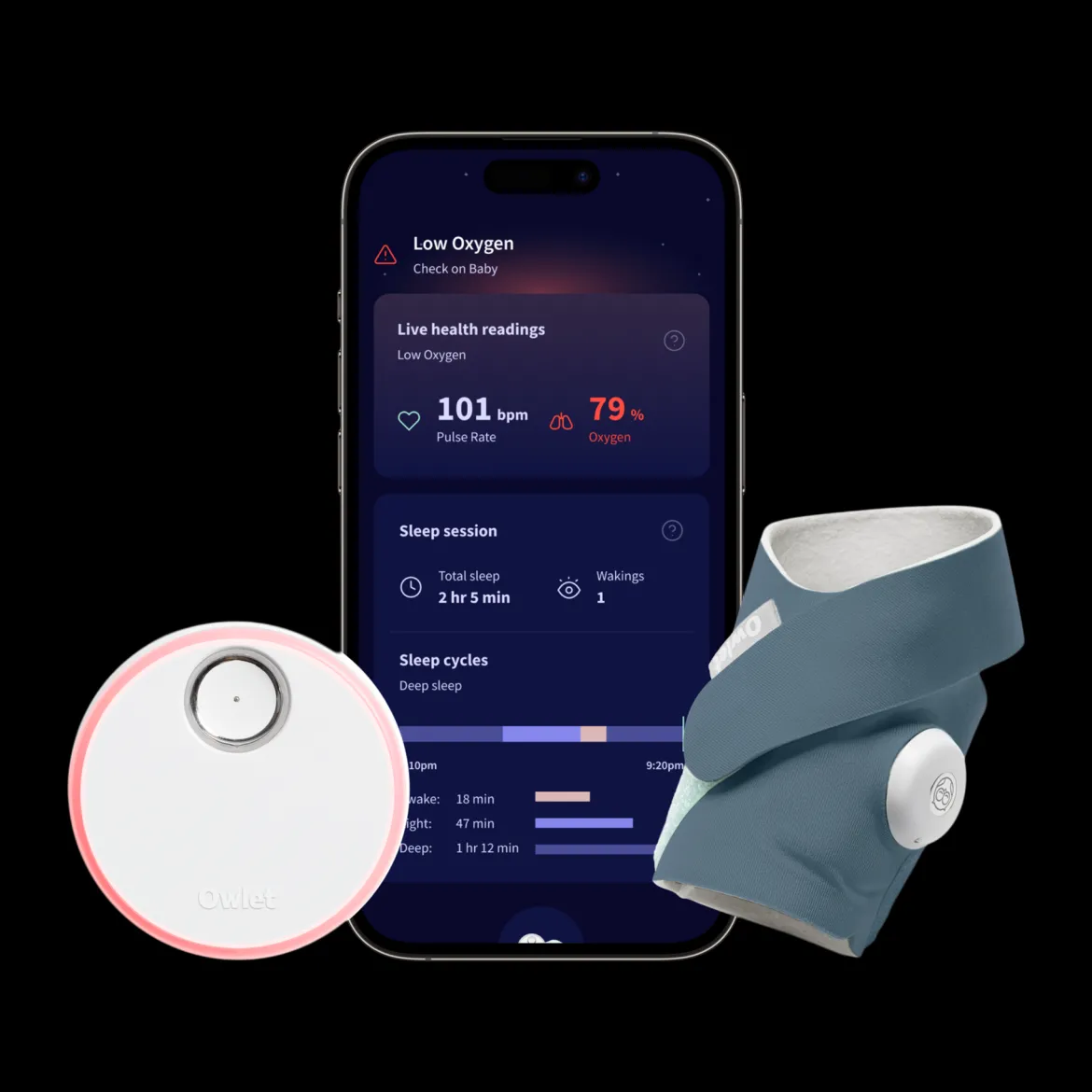 Dream Sock Smart Wearable Baby Monitor