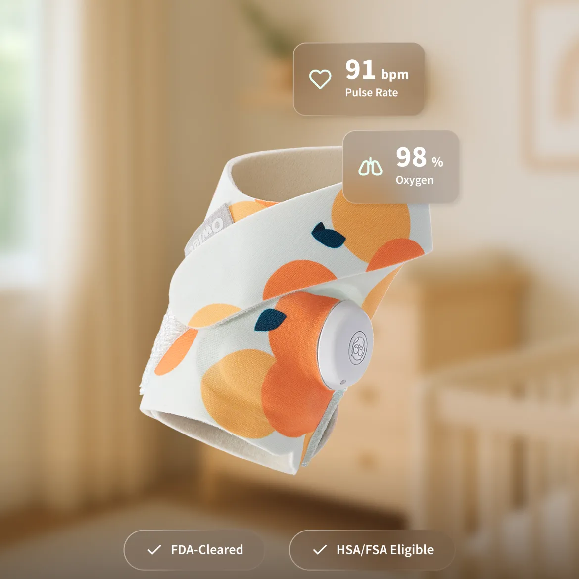 Dream Sock Smart Wearable Baby Monitor