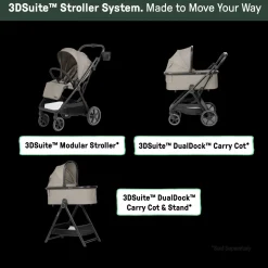 3DSuite DualDock Carry Cot