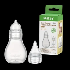 Easy-Squeezy Silicone Bulb Syringe - 2 Tips