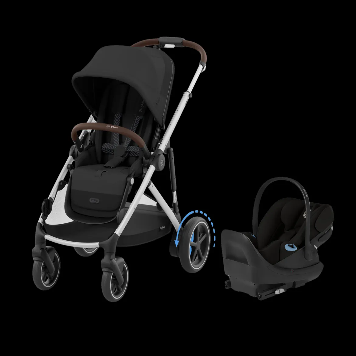 eGazelle S Stroller + Cloud G Pro Travel System
