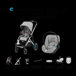 eGazelle S Stroller + Cloud G Pro Travel System