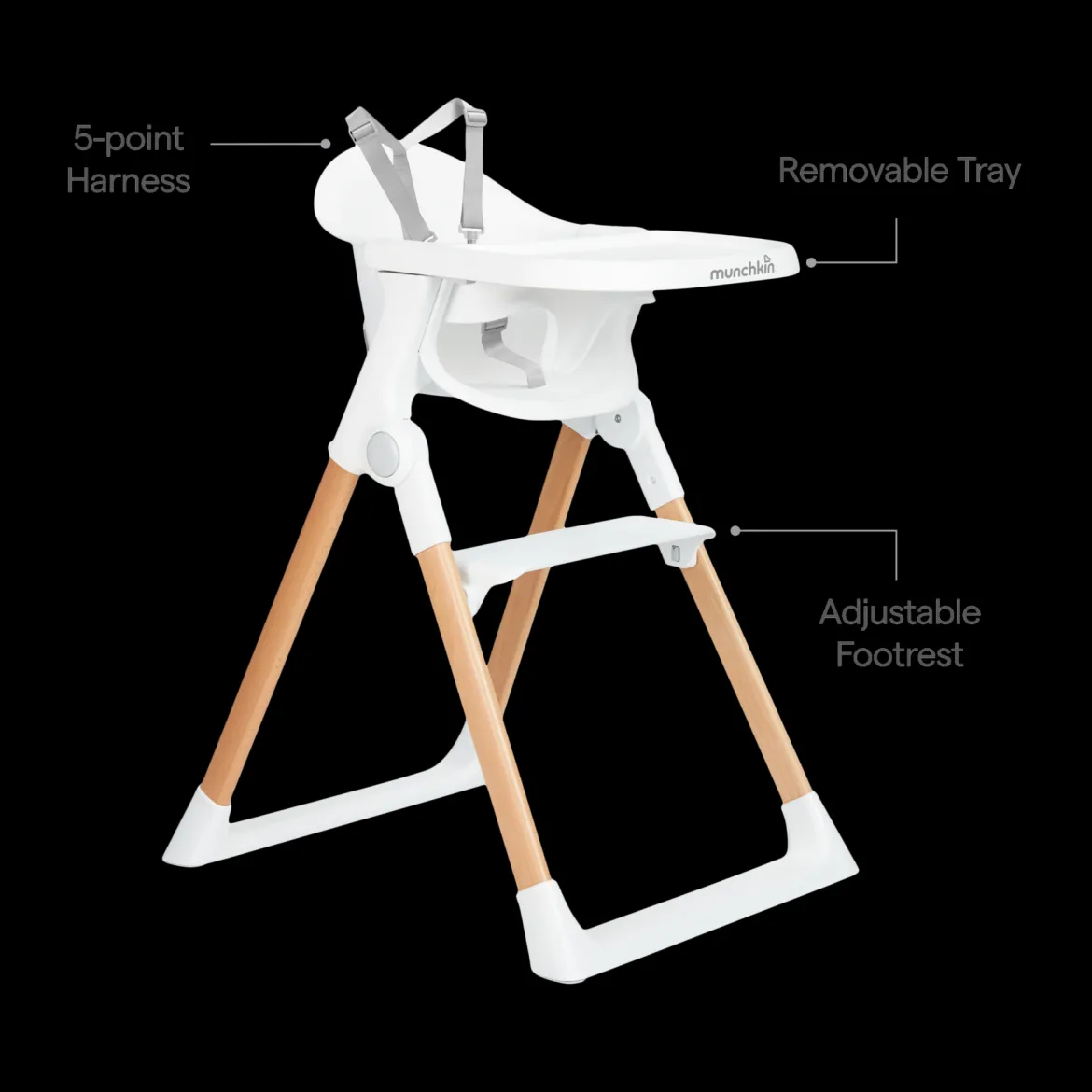 Float Easy Clean Foldable High Chair