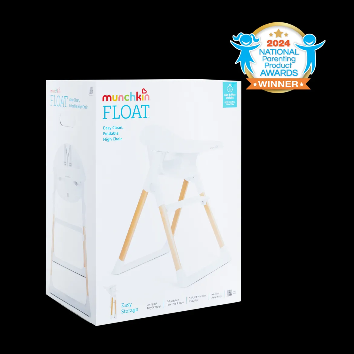 Float Easy Clean Foldable High Chair