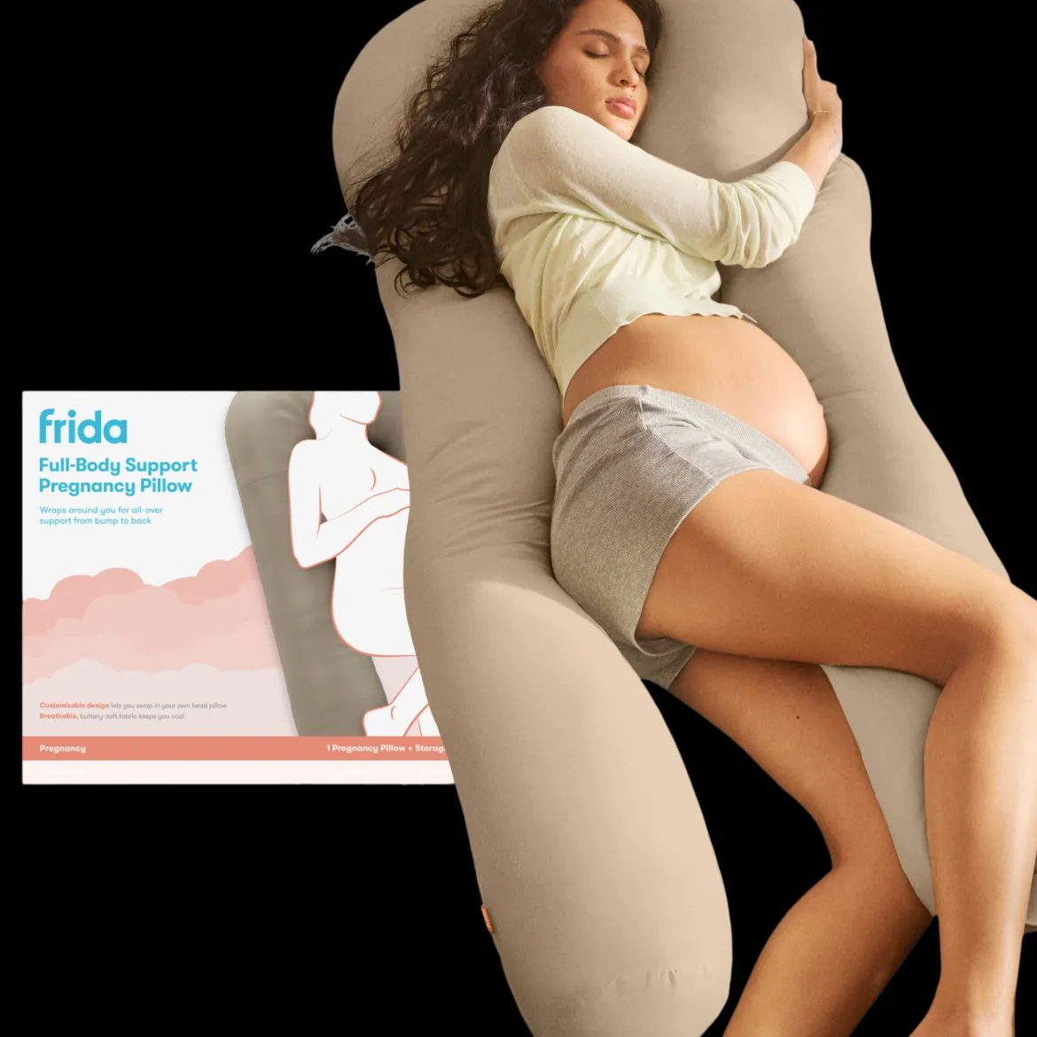 Full Body Support Pregnancy Pillow
