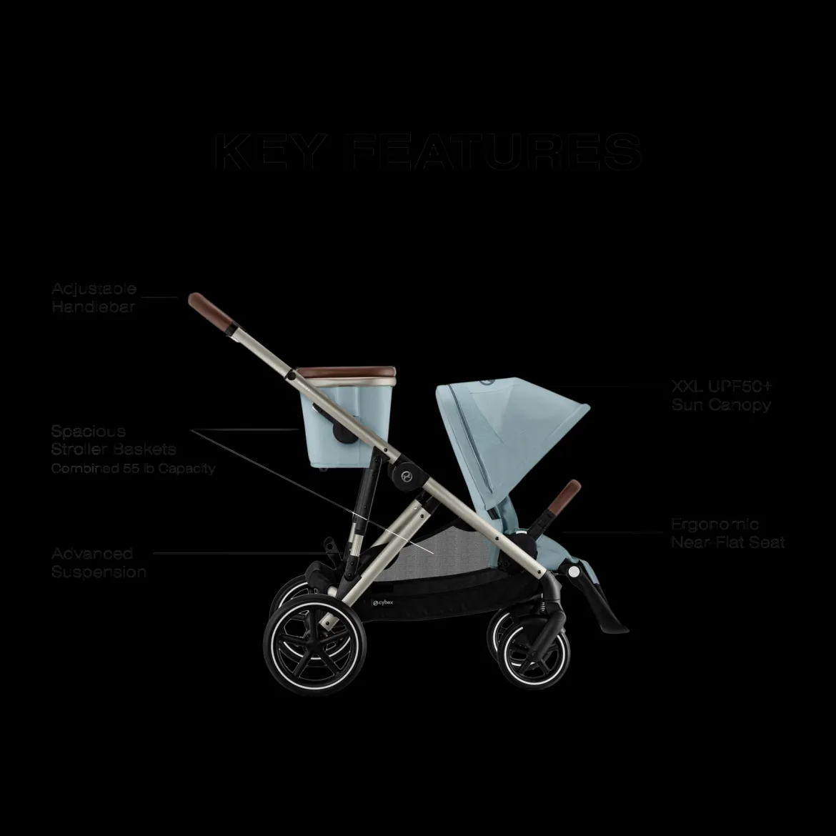 Gazelle S Stroller + Cloud G Pro Travel System