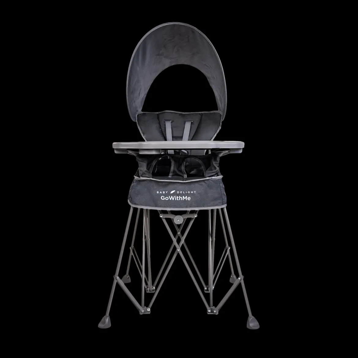 Go With Me Uplift Deluxe Portable High Chair With Canopy