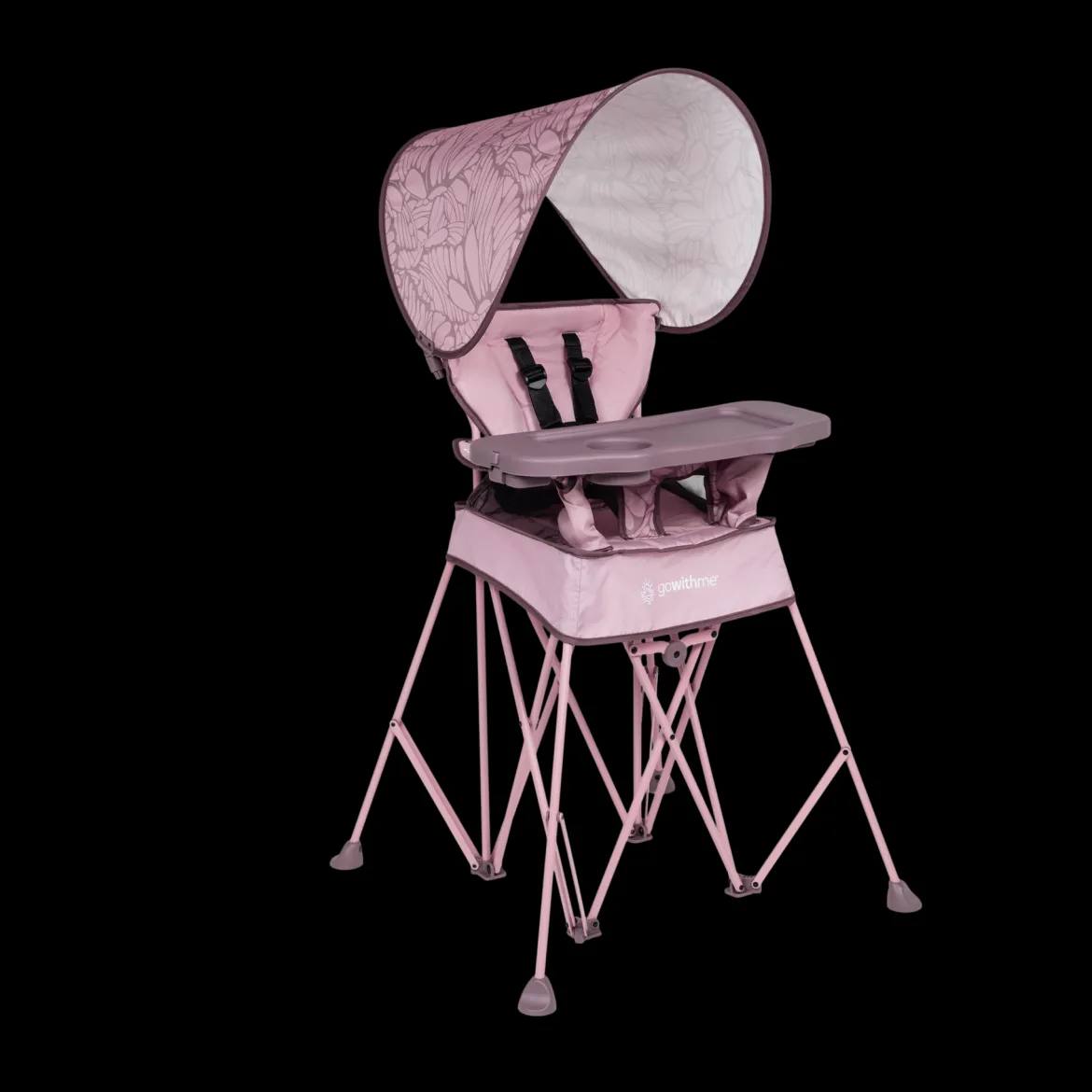 Go With Me Uplift Deluxe Portable High Chair With Canopy