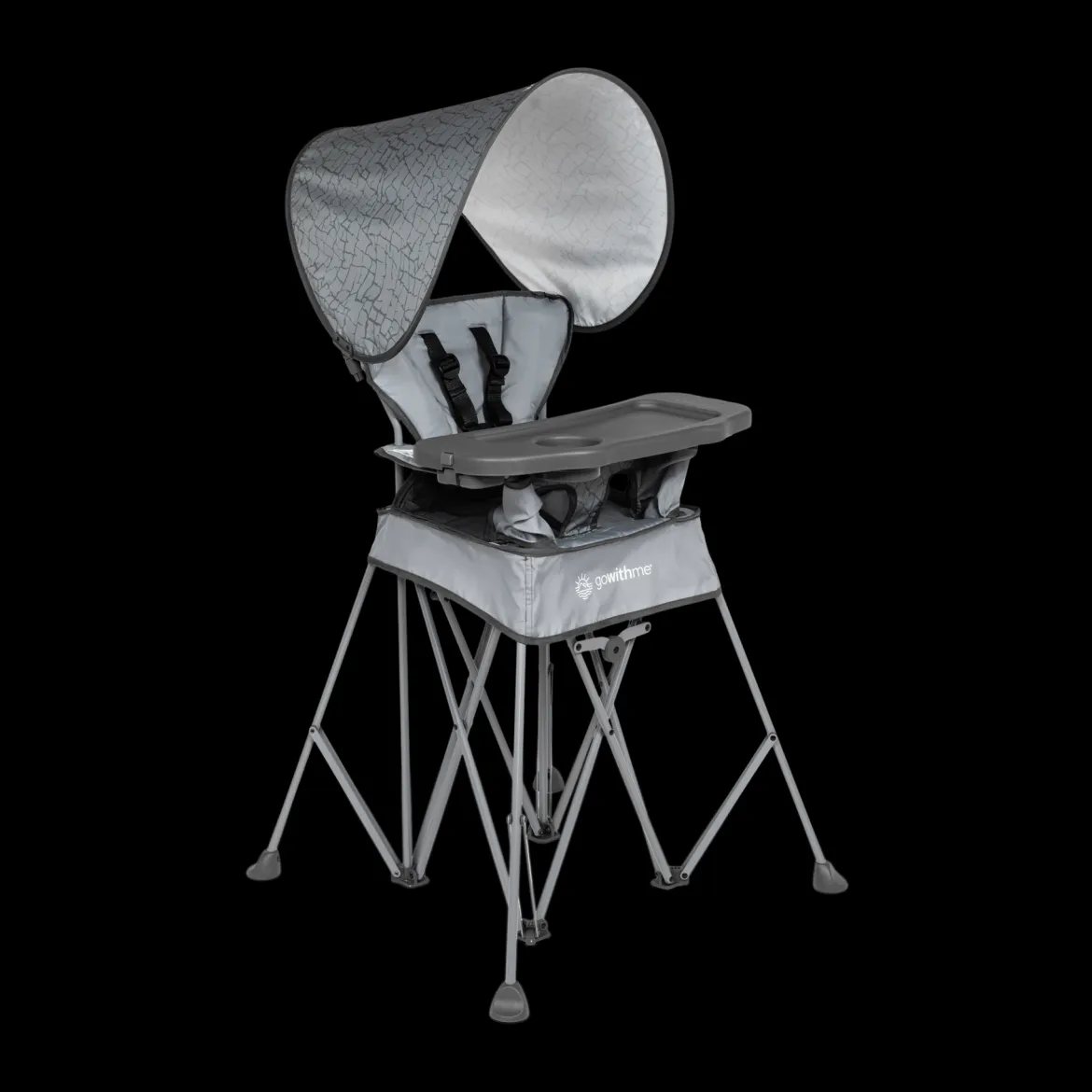 Go With Me Uplift Deluxe Portable High Chair With Canopy