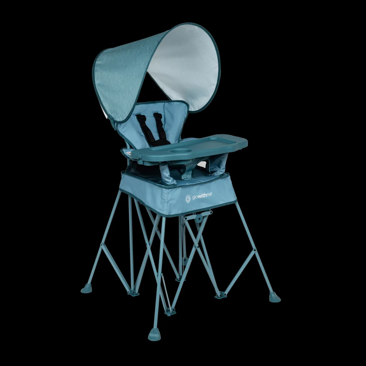 Go With Me Uplift Deluxe Portable High Chair With Canopy