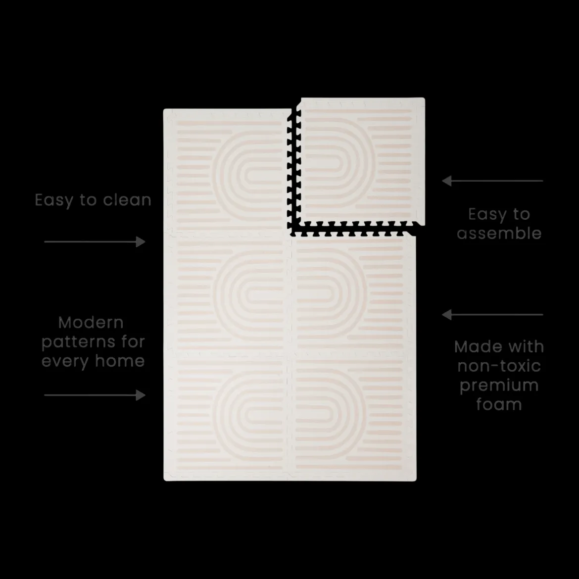 Haven Foam Play Mat | Linear Collection
