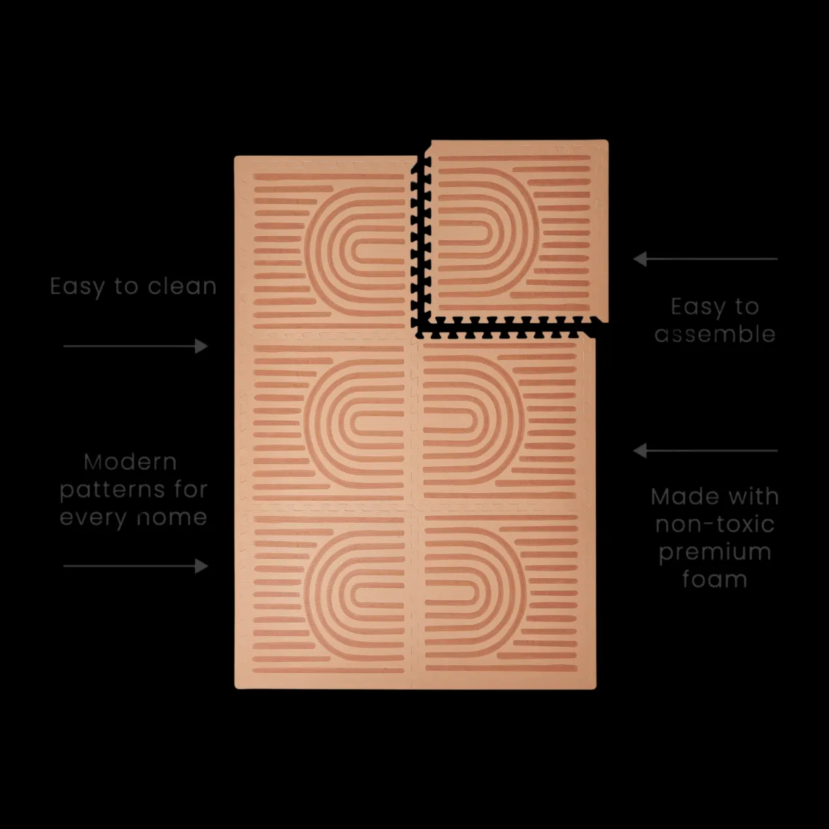Haven Foam Play Mat | Linear Collection