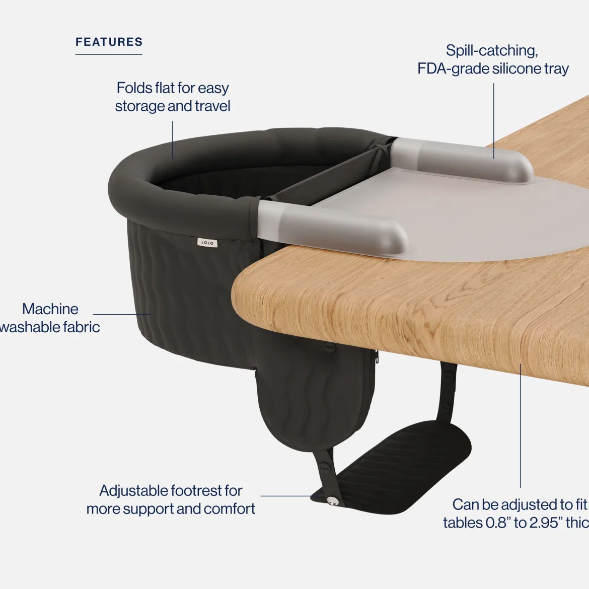 Hook-On High Chair