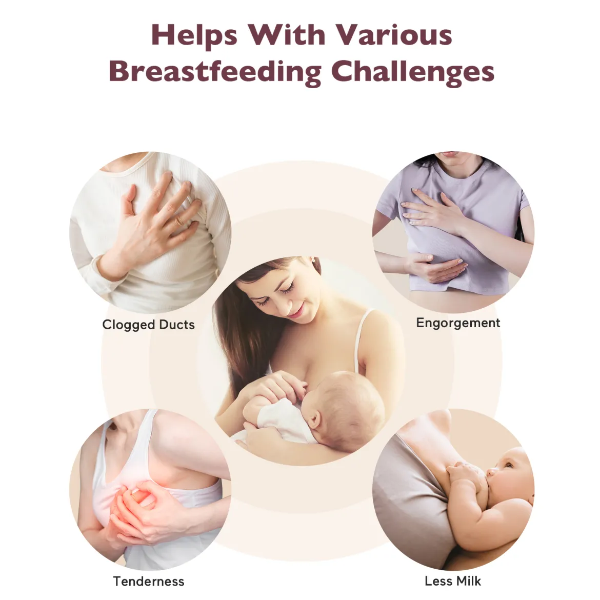 3-in-1 Kneading Lactation Massager