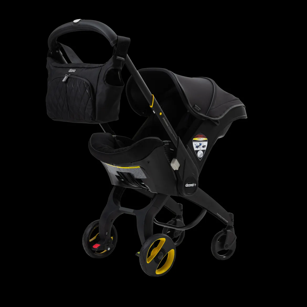 Infant Car Seat & Stroller - Midnight Edition