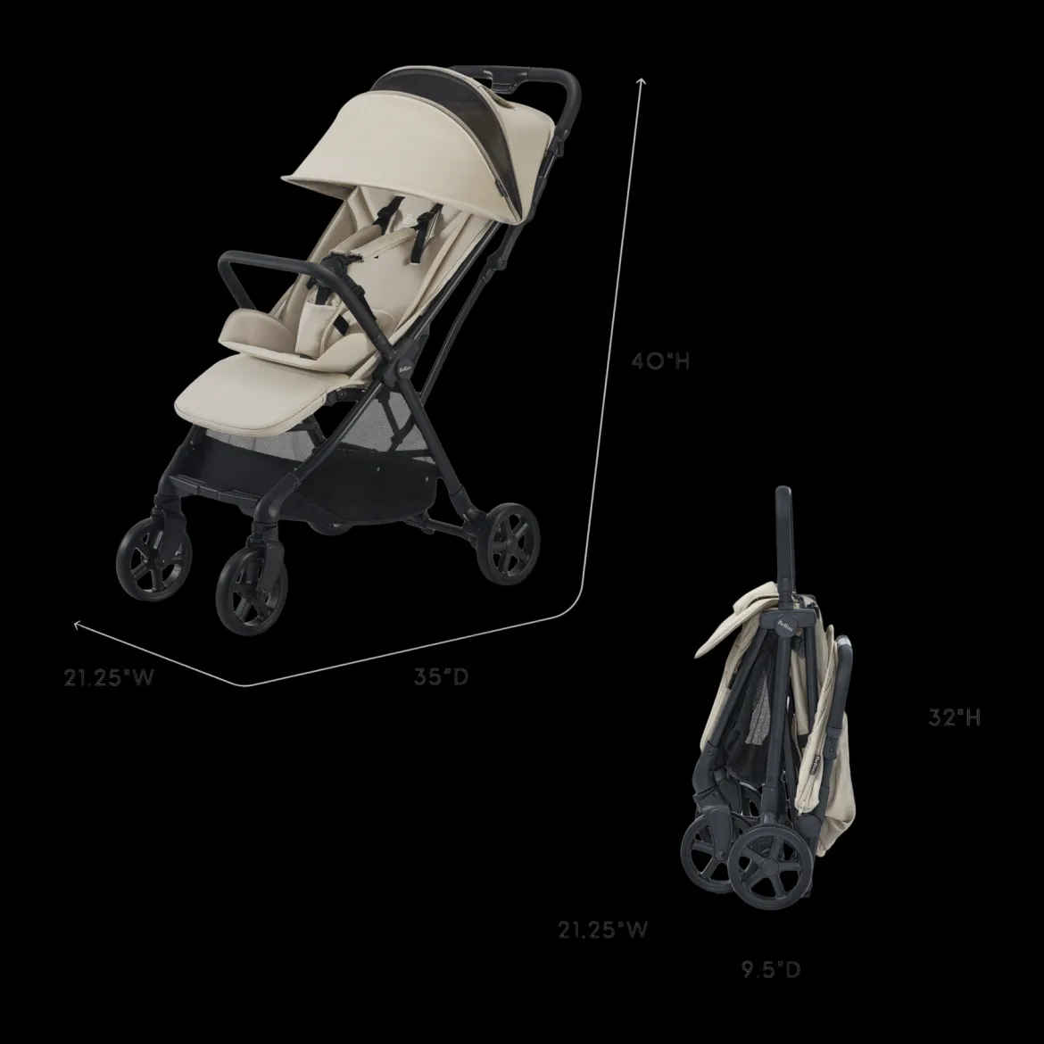 Juno Compact Auto-Folding Stroller