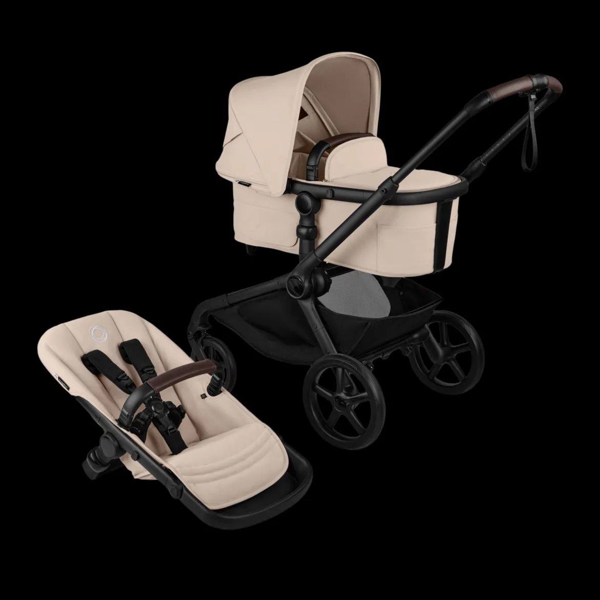 Kangaroo Seat Stroller & Bassinet Bundle