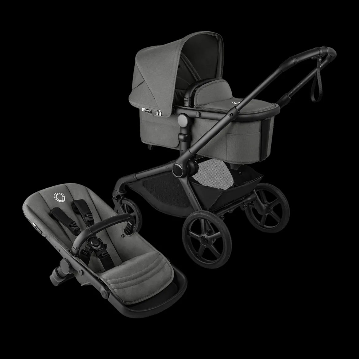 Kangaroo Seat Stroller & Bassinet Bundle