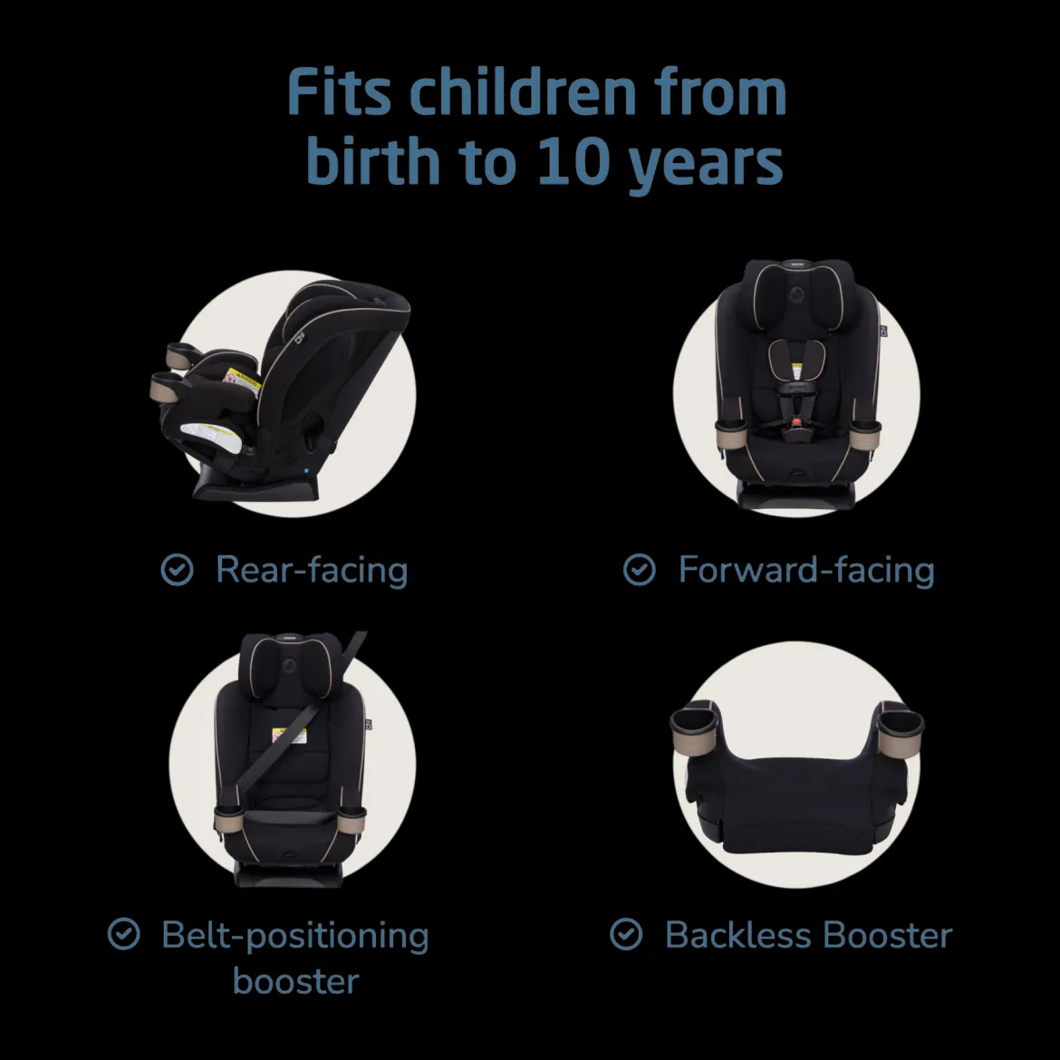 Kani 4-in-1 Convertible Car Seat