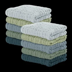 6-Layer Muslin Baby Washcloths (10 Pack)