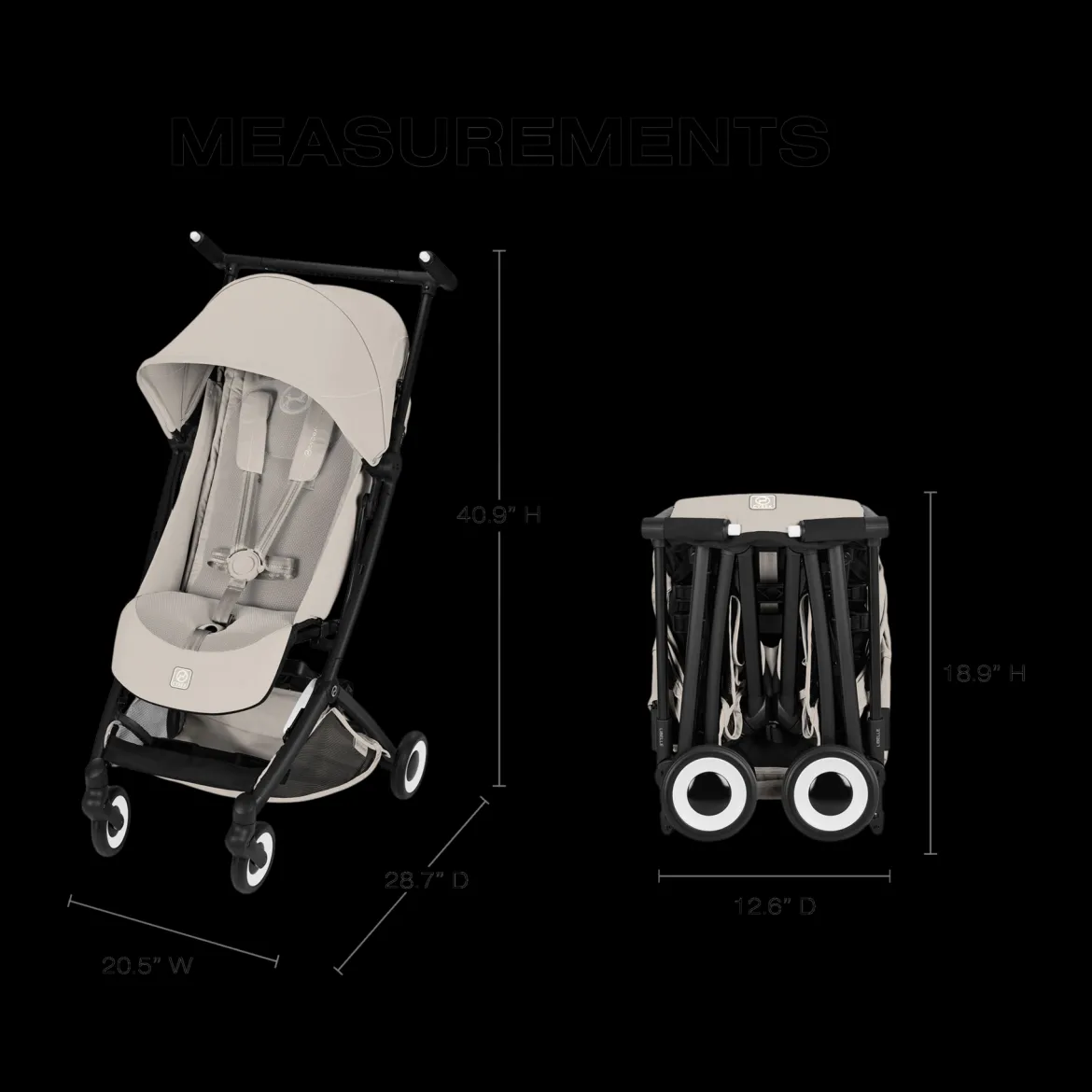 LIBELLE Ultra Lightweight Travel Stroller