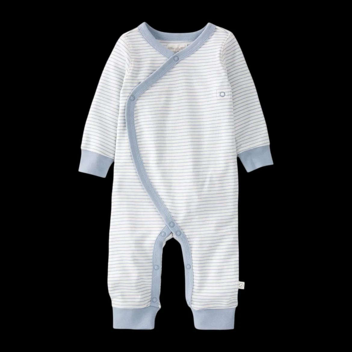 Little Planet Organic Cotton Wrap Sleep & Play Pajamas in Stripes