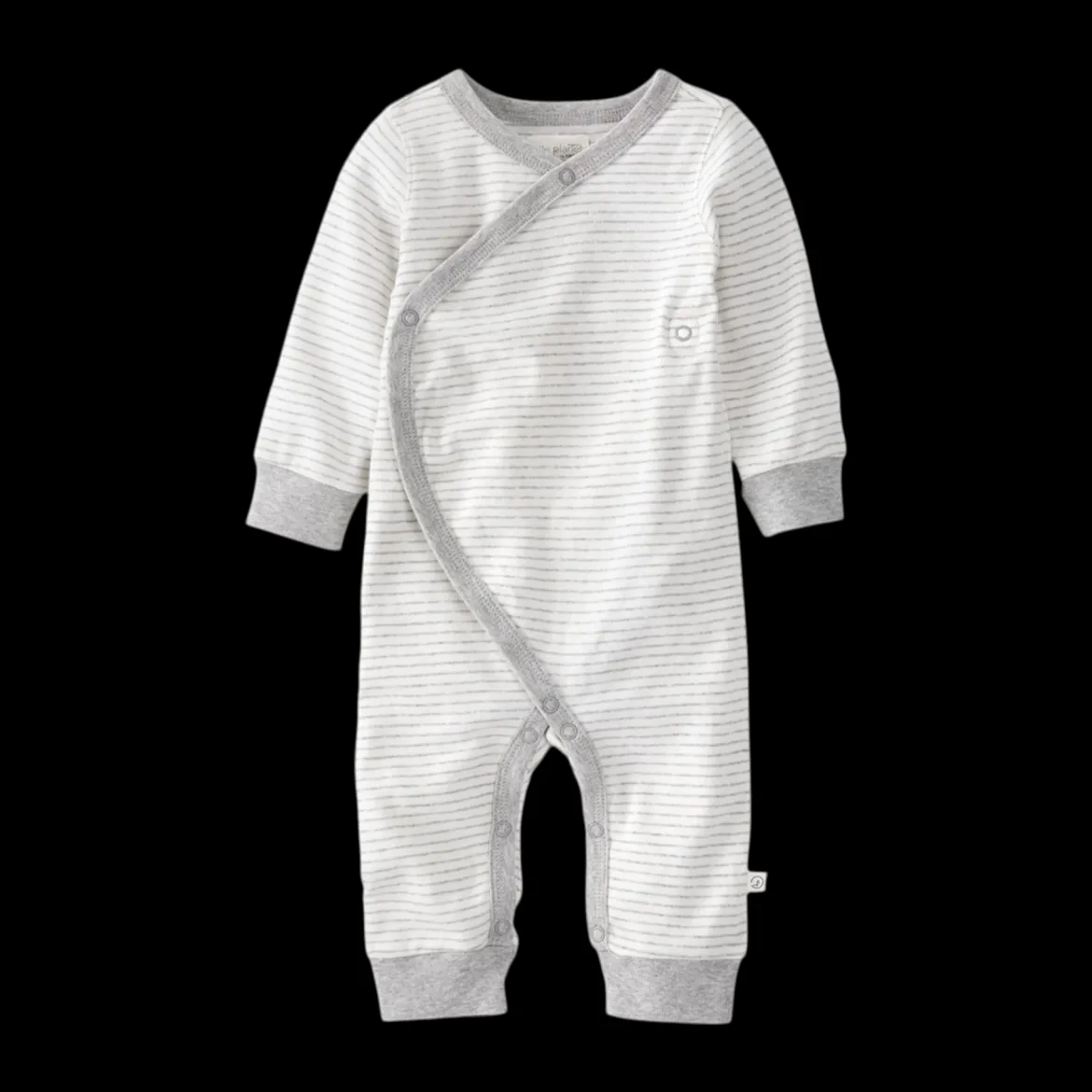 Little Planet Organic Cotton Wrap Sleep & Play Pajamas in Stripes