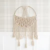 Macrame Toy Storage Basket with Tassels
