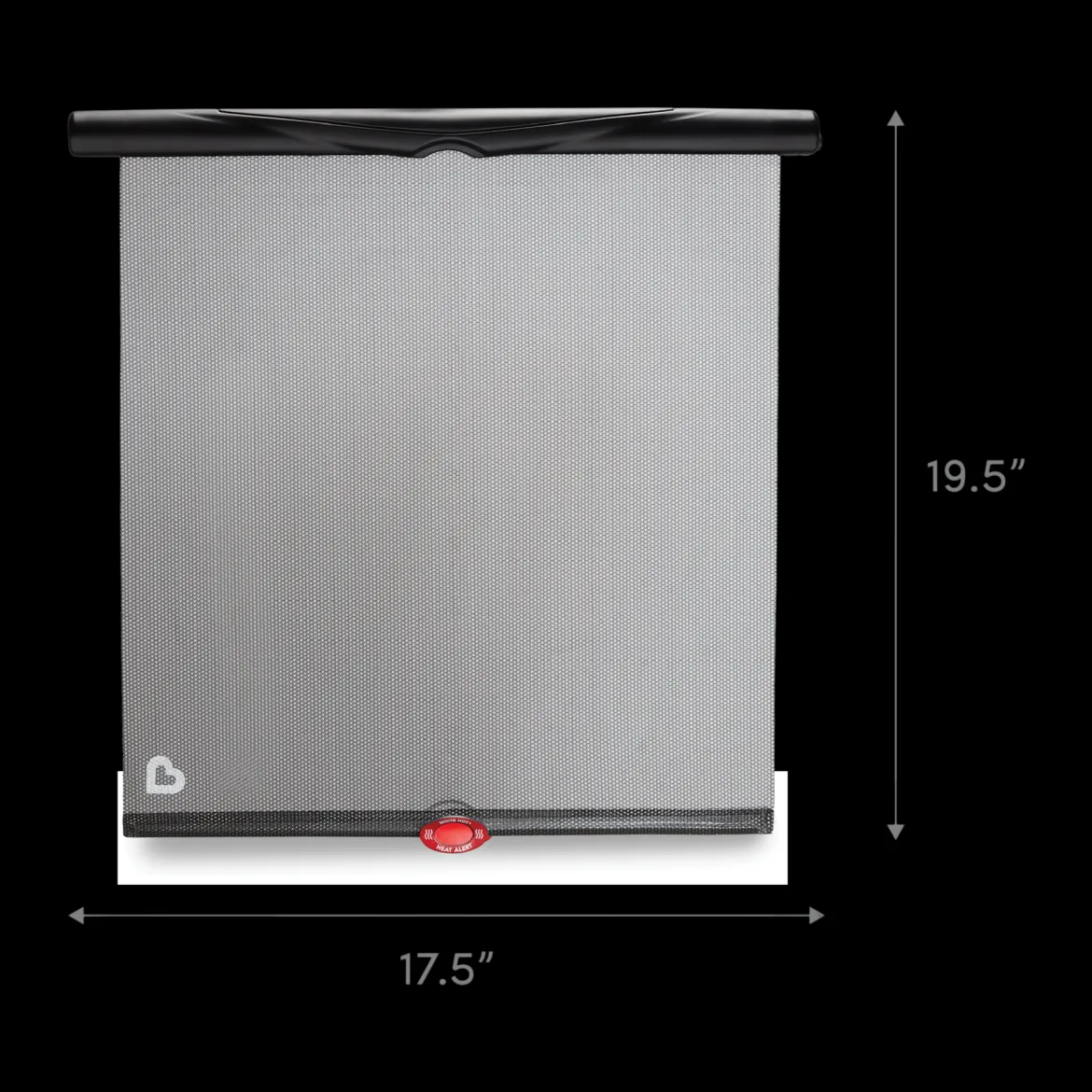 Mega White Hot Sun Rollershade