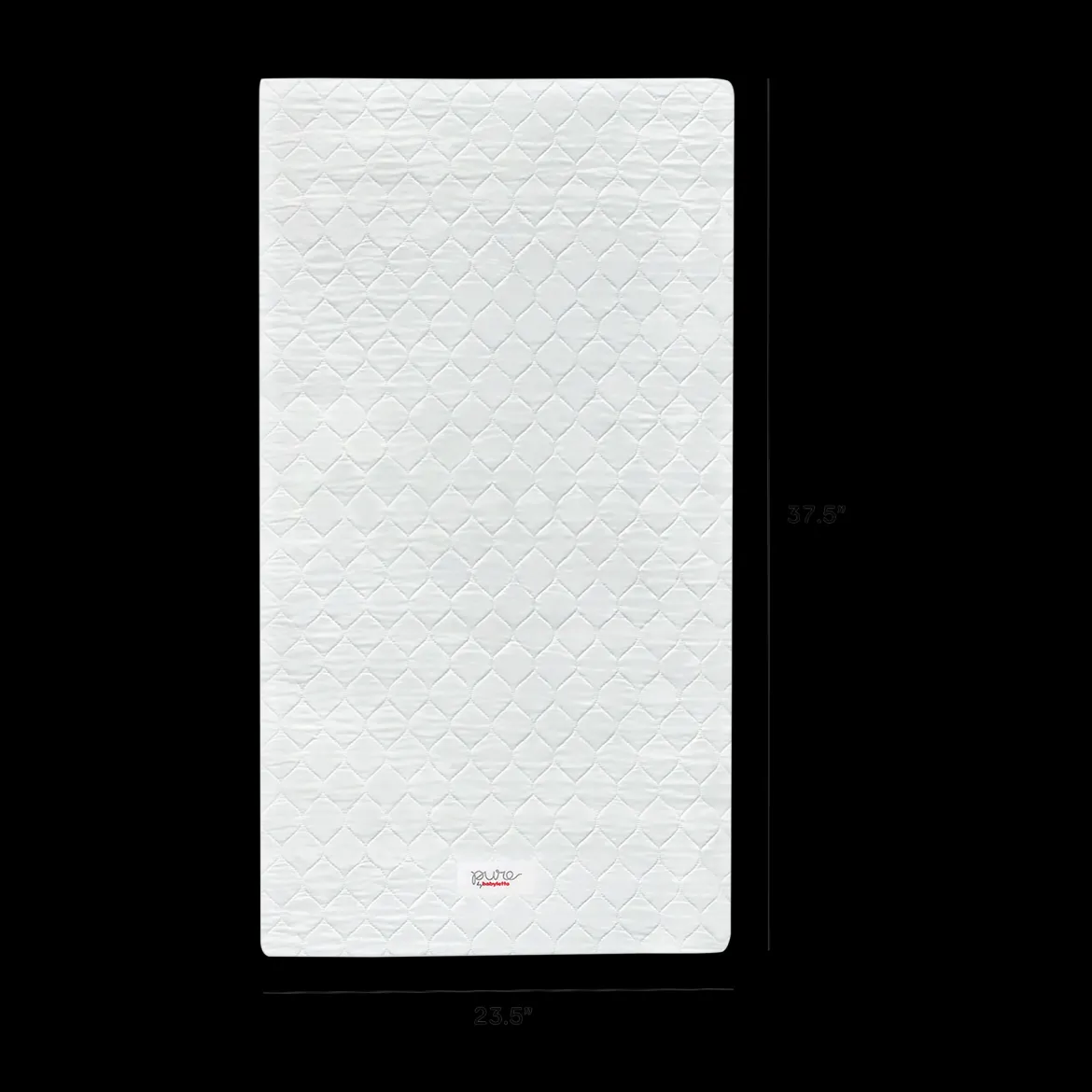 Mini Crib Size Pure Core Mattress with Hybrid Waterproof Cover