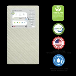 Mini Crib Size Spring Breeze 4-inch Breathable Mattress