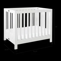 Mini Origami Crib & Mini Organic Mattress Bundle