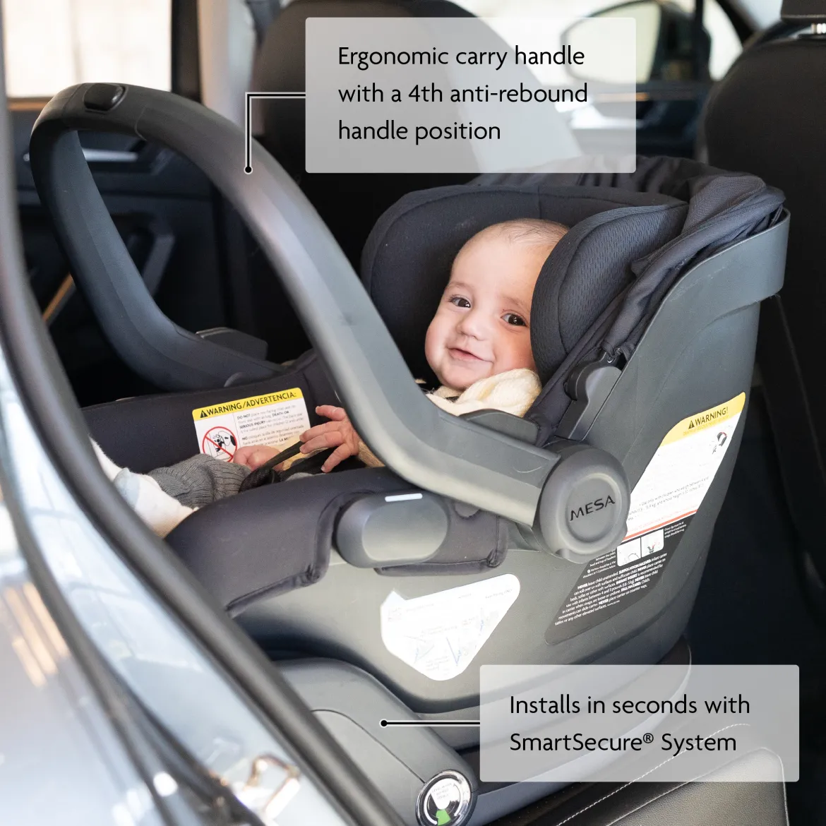 Minu V3 Stroller, Mesa V3 & Car Seat Adapters
